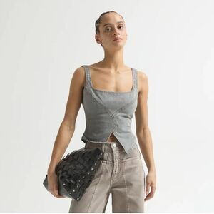 DALA Broken Corset Top NWT